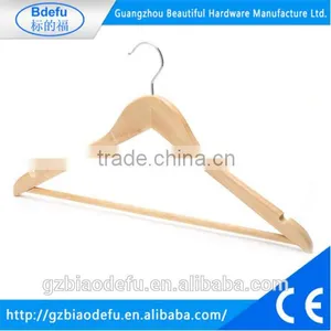 Wooden Clothes Hanger With Trouser Bar thumbnail-1