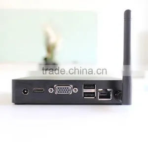 2016 New Arraival Bay Trail Celeron Based Fanless Box PC NUC PC With SIM and TF Card Slot 4USB HDMI Home Theater DBYT50 thumbnail-3