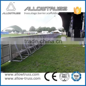 High Quality Aluminum Foldable Streight Parking Crowd Control Barrier thumbnail-5
