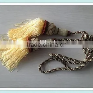 Decorative Twisted Curtain Tassel Tieback Cord, Rope For Curtain thumbnail-1