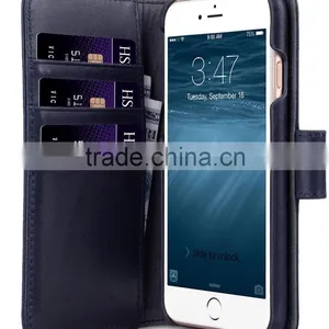 Removable Blue Wallet Premium Leather Case for Apple IPhone 7 (4.7") thumbnail-4