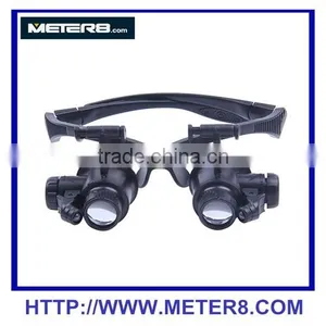 9892G LED Double Eye Jeweler Watch Repair Magnifier,head Magnifier With Light thumbnail-1