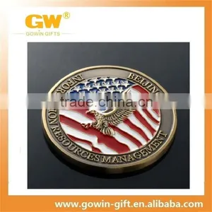 Custom Made Metal Military Souvenir Gold Coins thumbnail-1