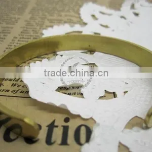 8MM Width Vintage Brass Bracelet Blank,original Raw Brass Bracelet Cuff Tray Bezels 1900011 thumbnail-2