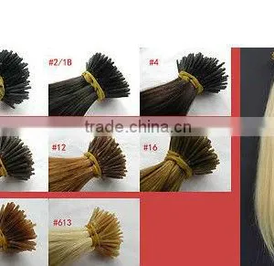 COLORED FUSION WEAVE - EUROPEAN I TIP HAIR WEAVE - EURO PRE BONDED / U TIP HAIR thumbnail-1