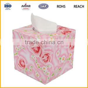 Restaurant PU Leather Napkin Case, Wooden Tissue Box thumbnail-4