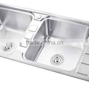Small Size Single Bowl With Drainer Board for Europe Market ce Kitchen Sink thumbnail-3