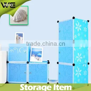 AL0013-3 3 Doors Home Furniture Design Folding Portable Wardrobe thumbnail-1