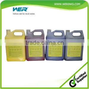 2015 Hot Selling WER First Grade Quality Solvent Based Dye Ink for Ricoh Printer thumbnail-1