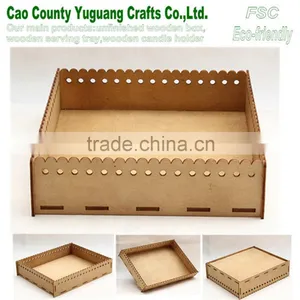 Plywood Tray With Hollow Out Holes,hollow Out Wooden Tray,hollow Out Serving Tray thumbnail-1