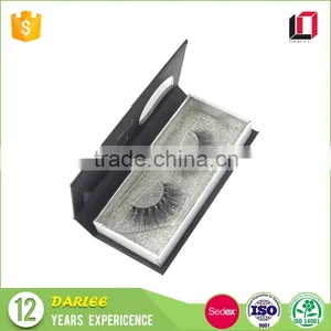 Professional OEM Custom Logo Printed Magnet False Eyelashes Packaging Box With Clear Window thumbnail-1