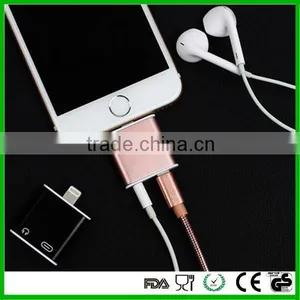 Top 50 2 In1 Charger Cable and Earphone Adapter 8 Pin to 3.5mm Earphone Adapter for Iphone 7 thumbnail-1