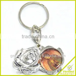 Religious Zinc Alloy Custom Metal Keychain With Photo thumbnail-1