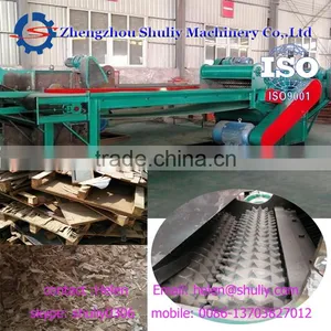 Wood Sawdust Crushing Machine Waste Wood Pallet Crusher With Nails Removed 0086-13703827012 thumbnail-3