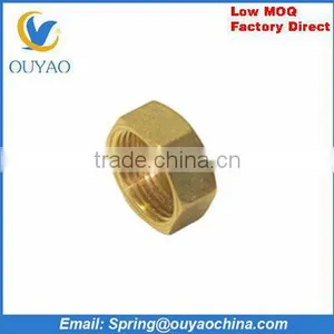 M1/4" Brass End Cap Plug thumbnail-1