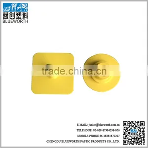 Hot Sale Cheap Price High Quality TPU Yellow Animal Ear Tag for Pigs thumbnail-2