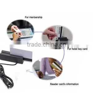 MSR100 Full 3 Tracks Magnetic Stripe Reader /Swipe Reader Support MAC, Win 7, XP , OS, and Android thumbnail-1
