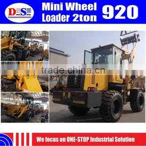 Hot Sale ZLY920 China Mini Wheel Loader 2000kg With CE - 1 Cbm Bucket Small Wheel Loader for Sale thumbnail-1