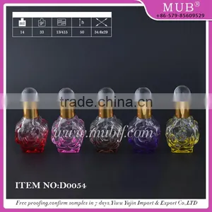 D0054 Roll Bottle Glass Bottle Aluminum Perfume Bottle Wholesale thumbnail-1