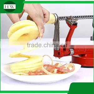 Multipurpose Aluminium Alloy Stainless Steel 3 in 1 Manual Roto Rotary Fruit Apple Corer Slicer Zester Peeler thumbnail-5