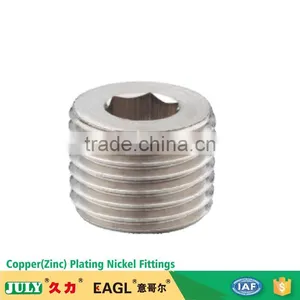 Chinese Manufacturers Thread Hexagon Air Hose Pneumatic Brass Fittings thumbnail-1