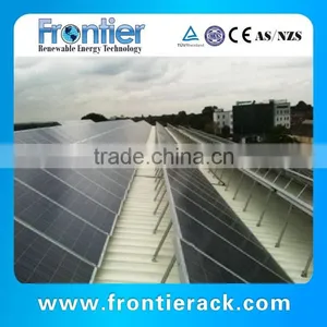 Strong and Durable Adjustable Angle Ground 500KW Solar Power Racking System thumbnail-1