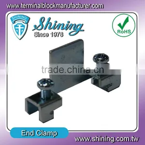 TA-002H Mounted on 35mm Rail Cap Bearing Bracket Stopper End Clamp thumbnail-1