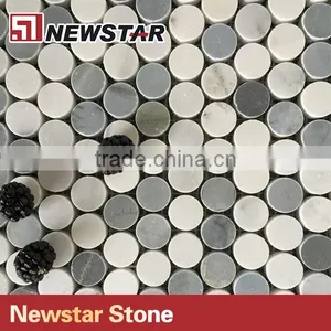 Newstar Factory Supply Circle Round Patterns Marble Polishing Mosaic thumbnail-1