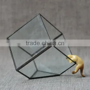Indoor Decorative Plant Geometric Glass Errarium for Plant Holder thumbnail-1
