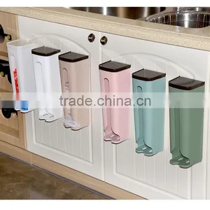 Kitchen Wall Mounted Plastic Storage Box, Home Garbage Bag Storage thumbnail-2