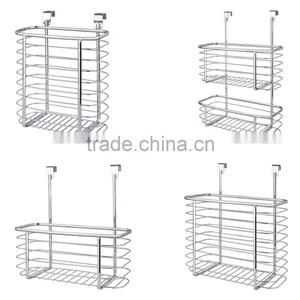 Kitchen Accessories Double Layers Over The Cabinet Door Storage Basket thumbnail-4