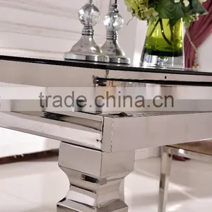 TH389 Fashionable Glass Top Adjustable Height Dining Table Adjustable Table thumbnail-6