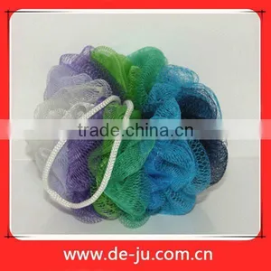 Colorful Netting PE Mesh Bath Sponge Flower Balls thumbnail-1