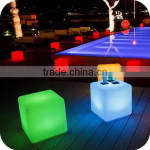 Outdoor Illuminated Waterproof Led Ice Cube Lighting With Remote Control thumbnail-1