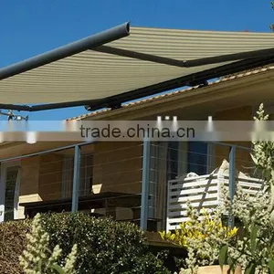 2017 Hot Sale Aluminium Full Cassette Retractable Porch Modern Balcony Retractable Modern Awning thumbnail-1