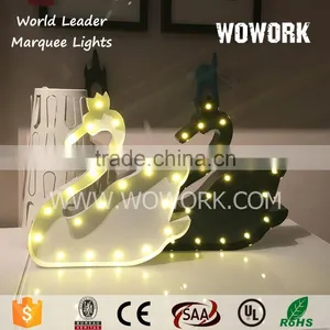 Home Decorative Swan Marquee Lights thumbnail-1