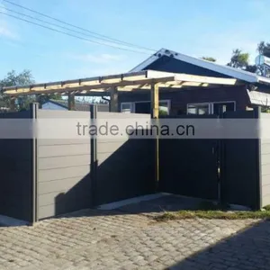 High Quality Decorative Easily Assembled WPC Fence Wood Plastic Composite Garden thumbnail-3