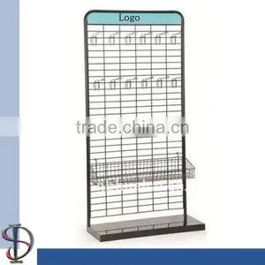 Grocery Store Metal Gridwall Fixture for Battery thumbnail-1