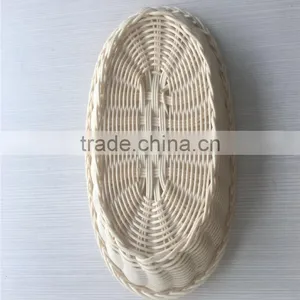 2016 PP Plastic Rattan Food Basket Plastic Shopping Basket thumbnail-4