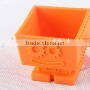 Robot Shaped Silicone Cake Cup Creative Design Bakeware Cake Mold thumbnail-1