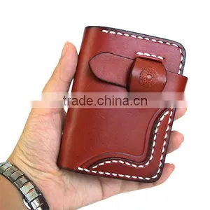 Top Genuine Leather Business Card Holder Business Genuine Leather Cover Bulk Clear PVC Card Holder thumbnail-1
