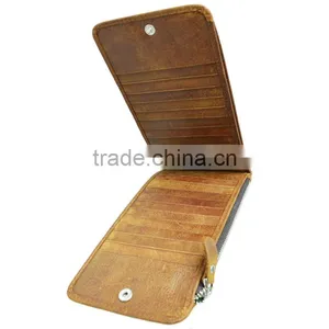 Tianhooo Long Wallet Slim Genuine Leather Credit Card Holder With RFID Blocking thumbnail-1