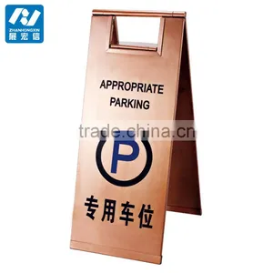 Parking Sign Stands, Custom No Parking Standing Floor Signs thumbnail-2