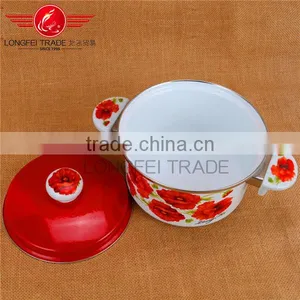 Wholesale Non-stick Enamel Turkish Cookware Set / Cooking Pot Set 18-26cm thumbnail-4