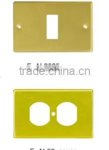 Gold Silver Color European Light Waterproof Socket Cover thumbnail-5