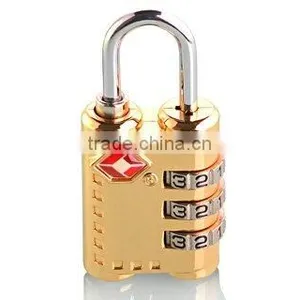 Electroplated Colour TSA Padlock thumbnail-1