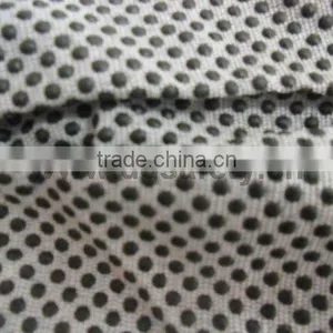 DDSAFETY 2017 Red Knit Wrist Canvas Working Safety Glove High Quality White Polka Dot Glove thumbnail-3