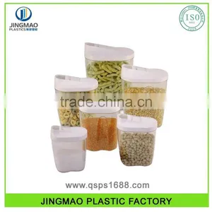 Set of 5 Plastic Cereal Storage Container Set thumbnail-1