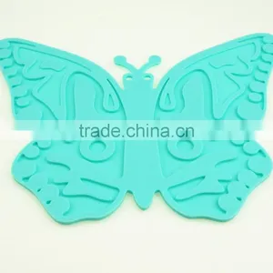 16090 Butterfly Shape Non-Stick Heat Resistant Silicone Mat Set , Silicone Baking Mat, Dumpling Silicone Mat thumbnail-1