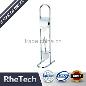 High Quality Metal Toilet Brush and Roll Paper Towel Holder for Bathroom thumbnail-1